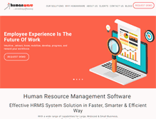 Tablet Screenshot of humanwaretechnology.com